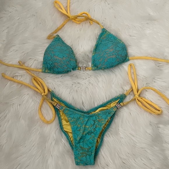 Peach buns Bikini set size S - Picture 1 of 7